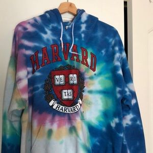 Harvard Tie Dye Sweatshirt